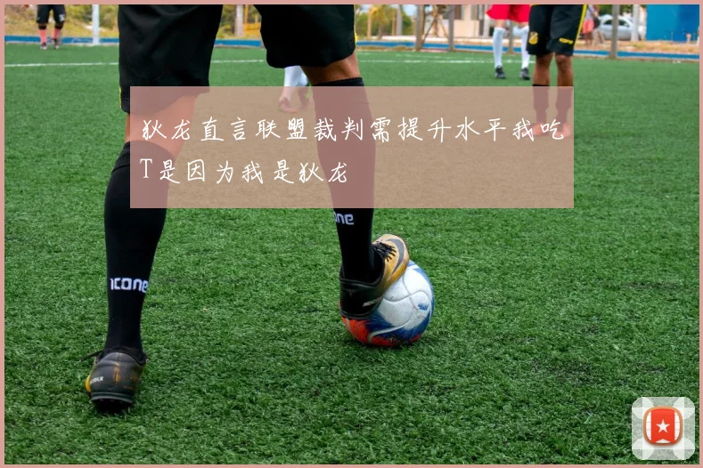 狄龙直言联盟裁判需提升水平我吃T是因为我是狄龙